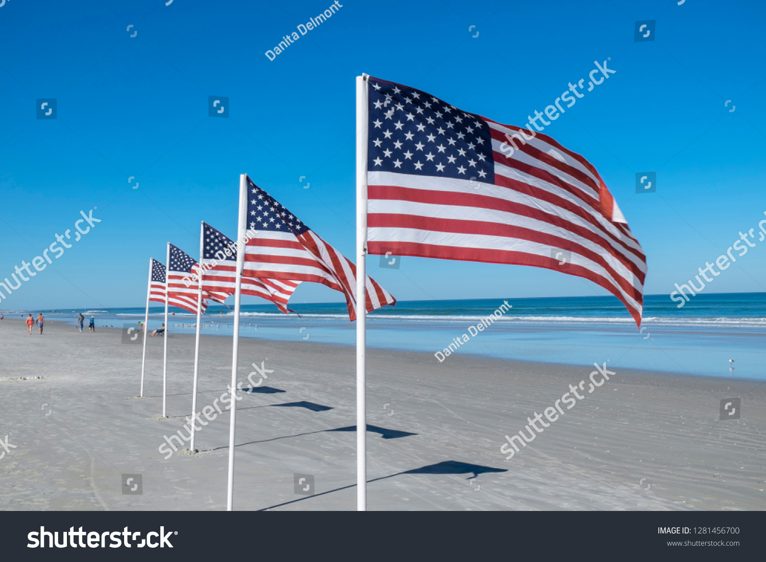 Usa Florida New Smyrna Beach American Stock Photo Edit Now 1281456700