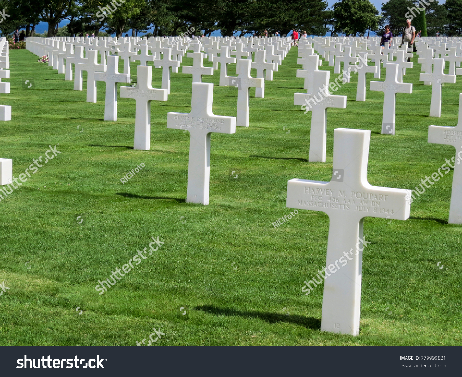 Usa Military Cemetery Colleville Sur Mer Stock Photo Edit Now 779999821