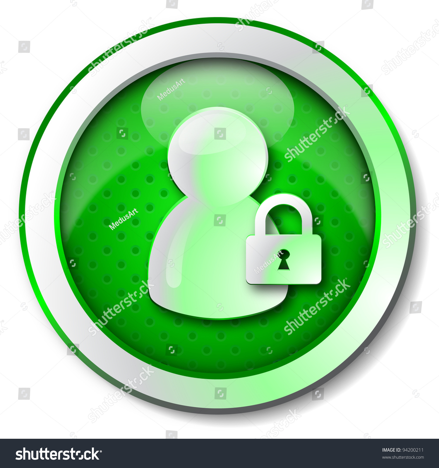 User Security And Privacy Icon Stock Photo 94200211 : Shutterstock