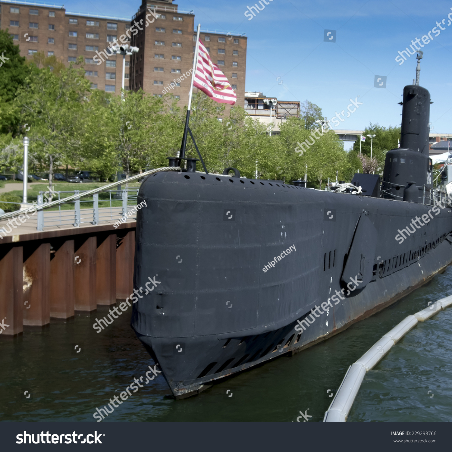 Uss Croaker Submarine Lake Erie Buffalo Stock Photo 229293766 ...