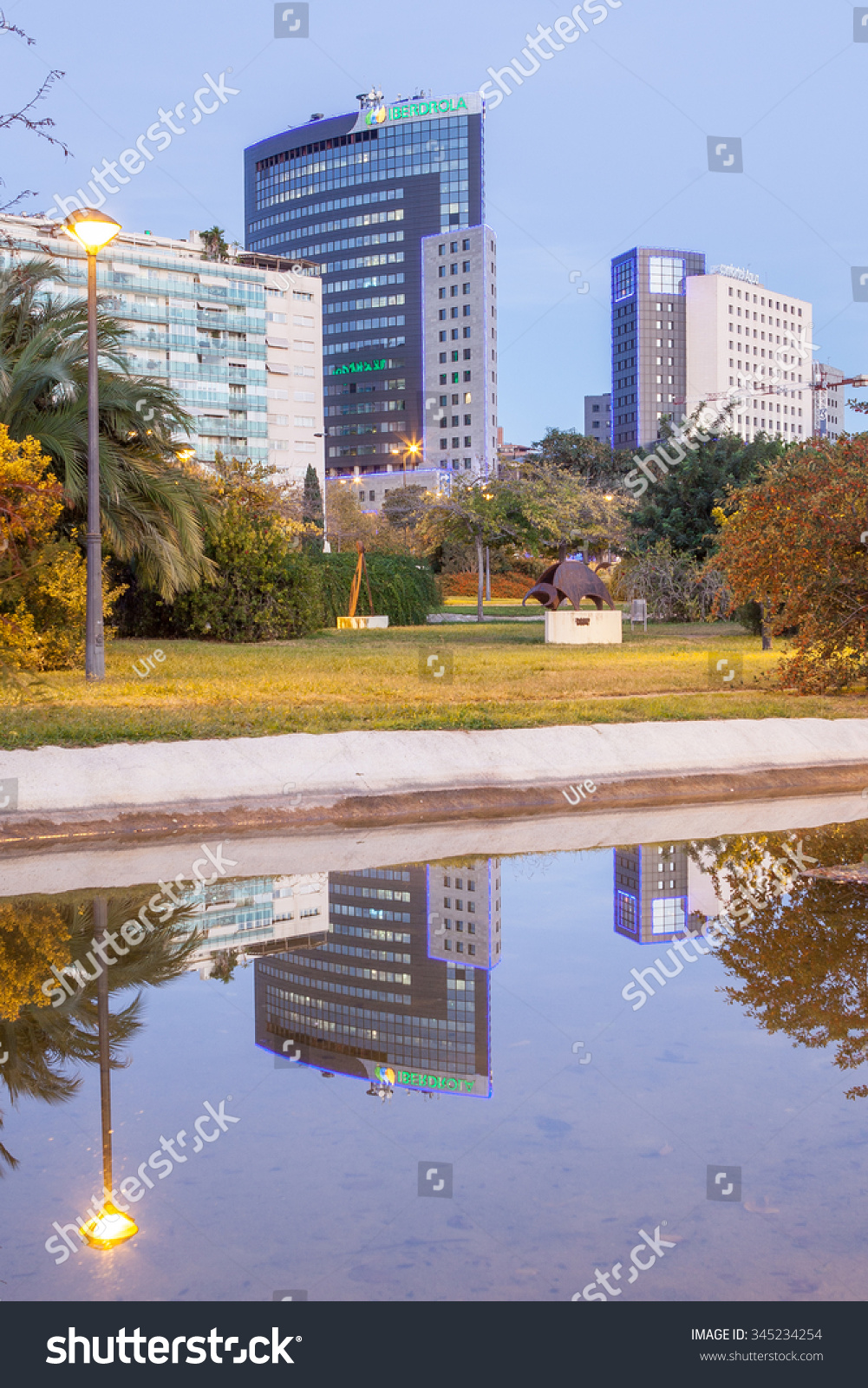 Valencia Spain November 29th 15 Iberdrola Stock Photo Edit Now