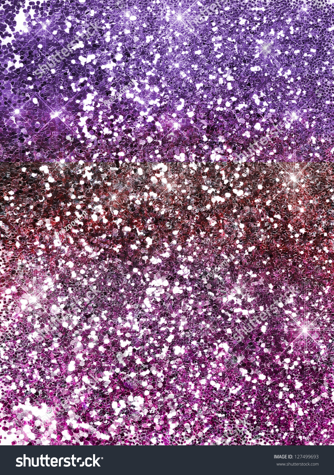 Valentine Glitter Stars Background Pink Red Stock Photo 127499693 ...