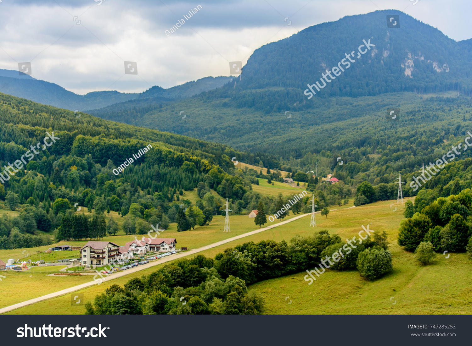 Vama Buzaului Village Brasov Near Ciucas Stock Photo Edit Now