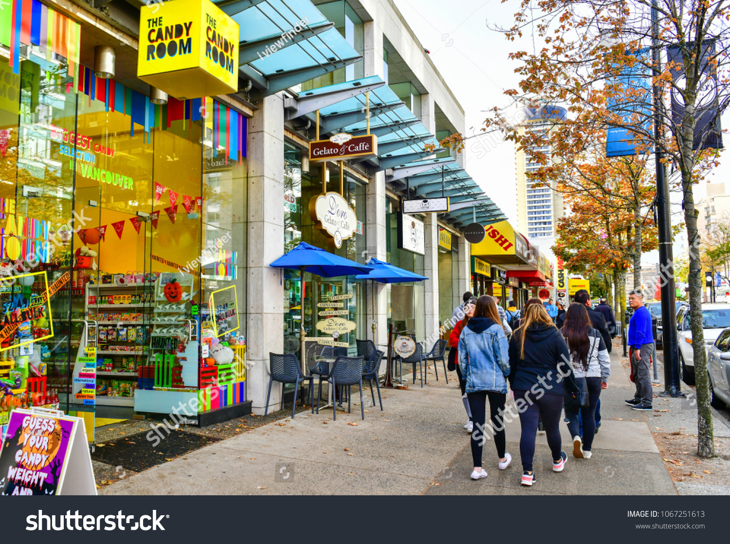 Vancouvercanada October 717 Robson Street Muststroll Stock Photo Edit Now