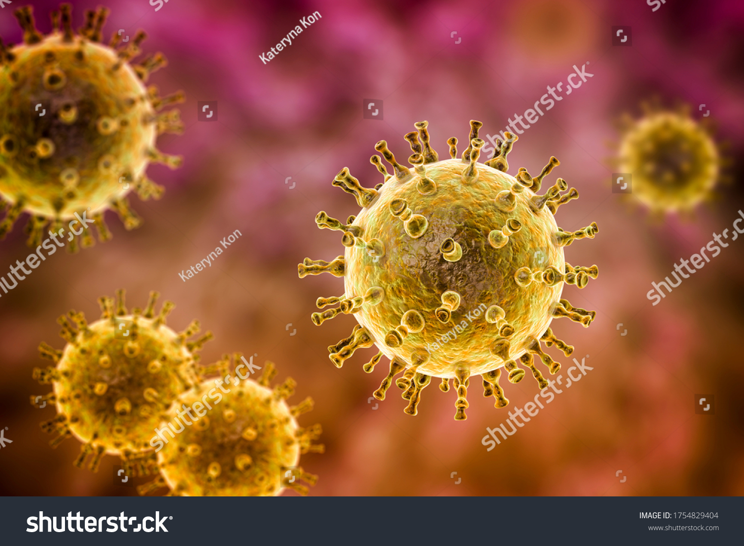 Varicella Zoster Chickenpox Virus 3d Illustration Illustrazione Stock 1754829404 Shutterstock 9774