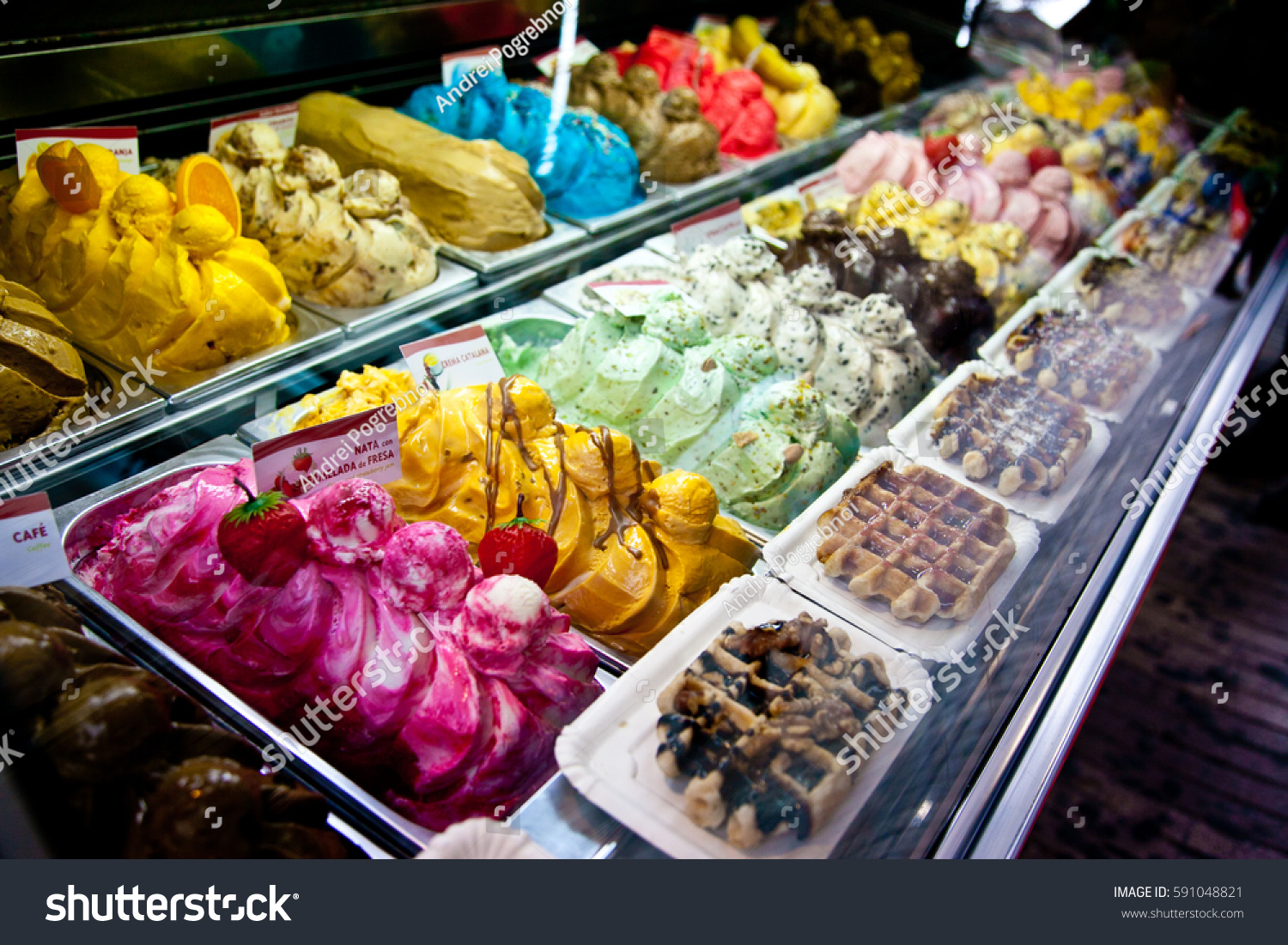 Variety Different Flavors Tastes Ice Cream Stock Photo Edit Now