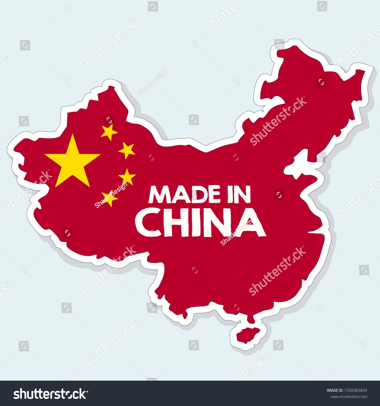 China Map Made Sticker Images Stock Photos Vectors Shutterstock China Map Made Sticker Images Stock Photos Vectors Shutterstock