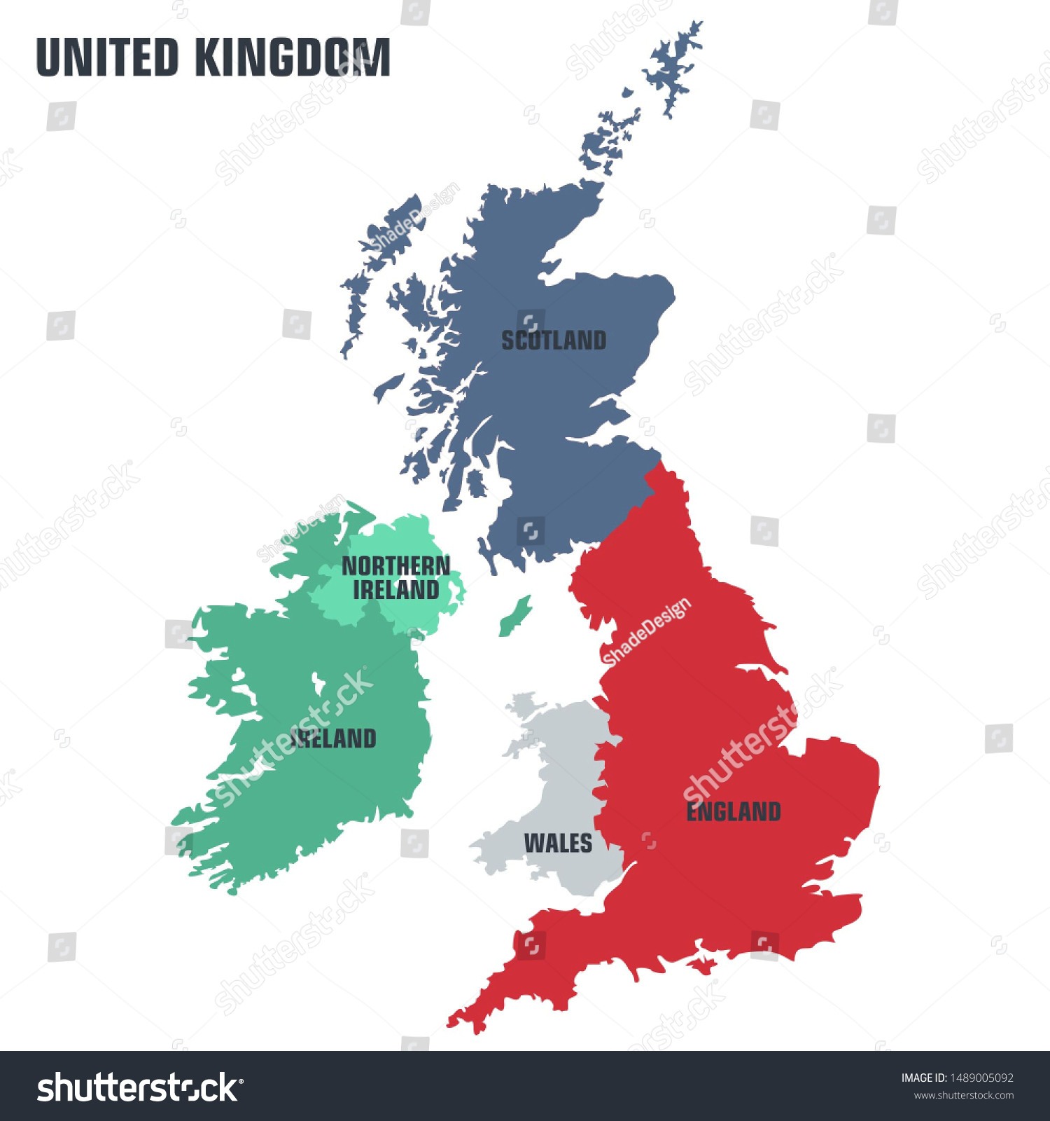 United kingdom регионы