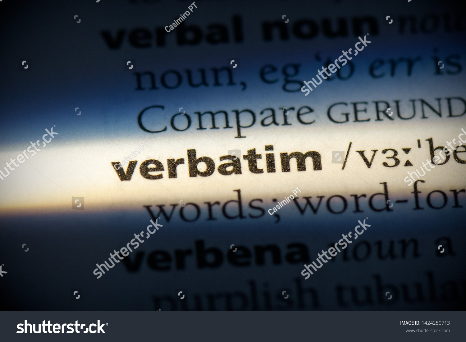 verbatim-word-dictionary-verbatim-concept-definition-stock-photo