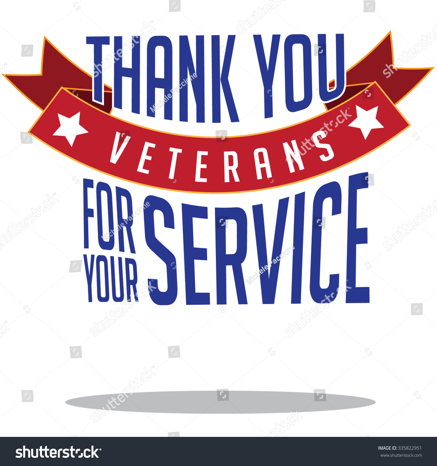 Veterans Day Thanks Design Royalty Free Stock Illustration - 335822951 ...