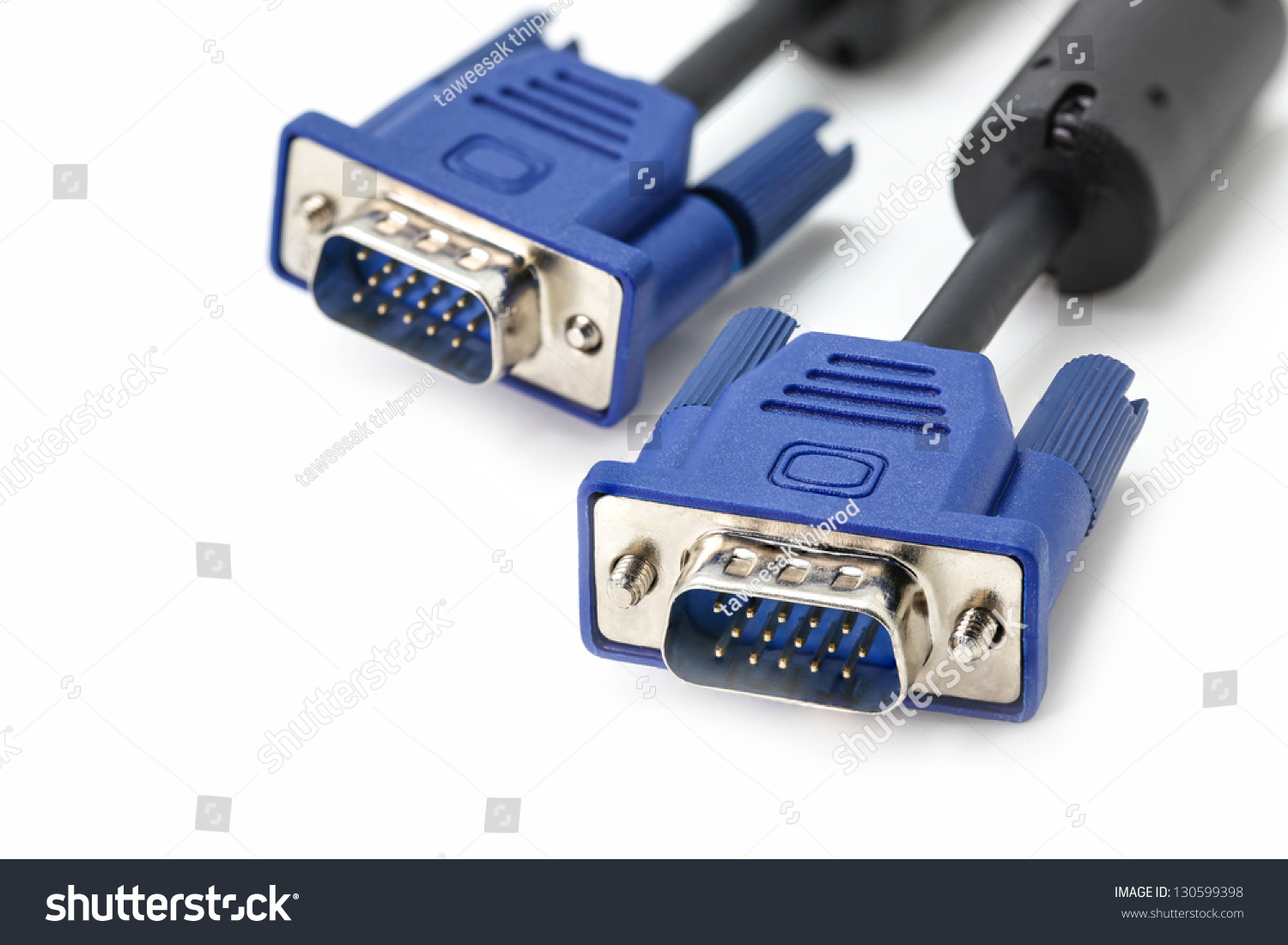 Vga Tech Pc Input Cable Connector Stock Photo 130599398 - Shutterstock