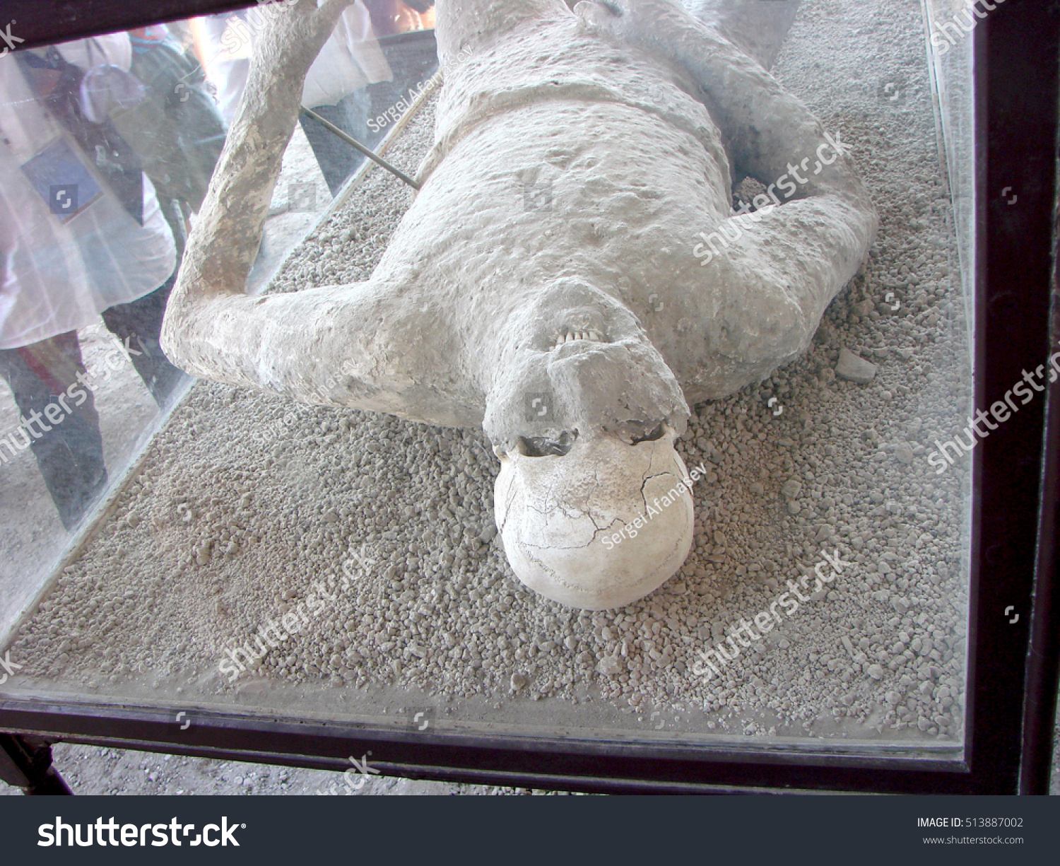 Victim Eruption Mount Vesuvius Pompeii Italy Stock Photo 513887002 ...