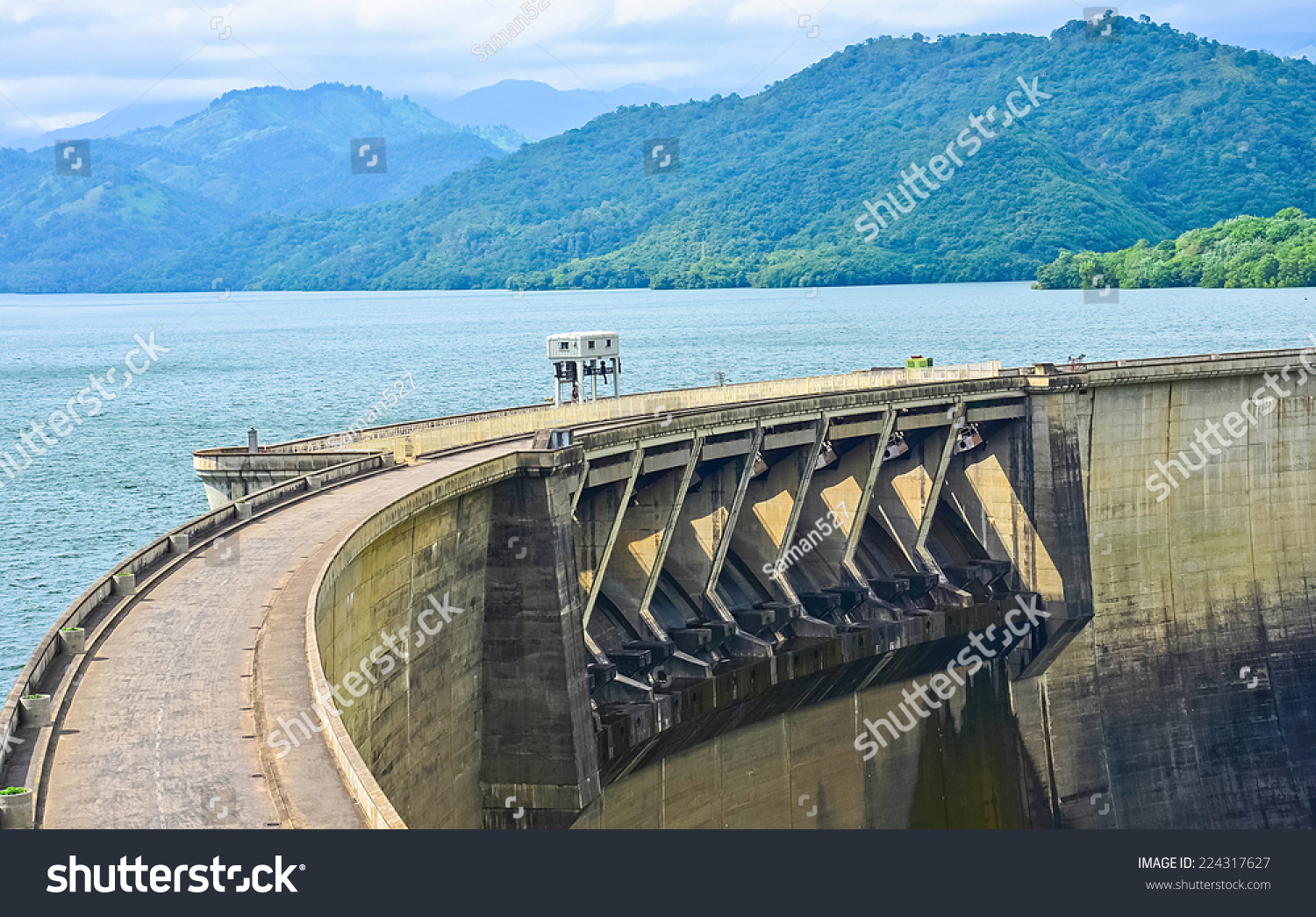 Victoria Dam Tallest Largest Hydroelectric Power Stock Photo 224317627 ...