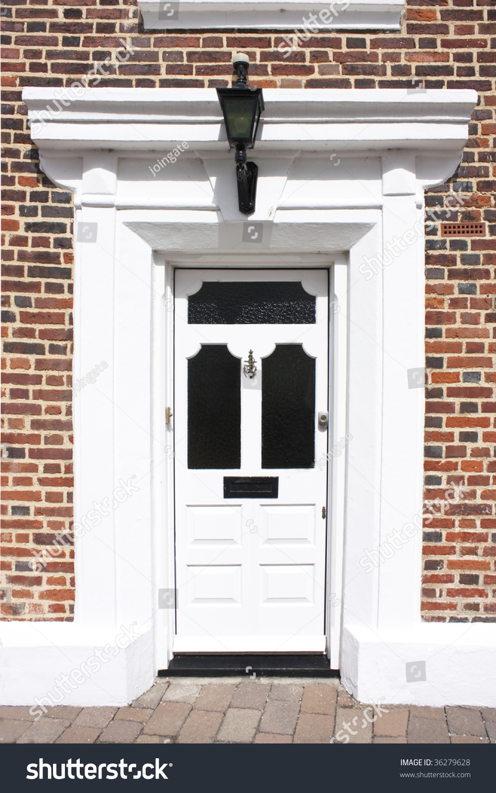 Victorian Geaorgian Style Grand Front Door Stock Photo Edit Now
