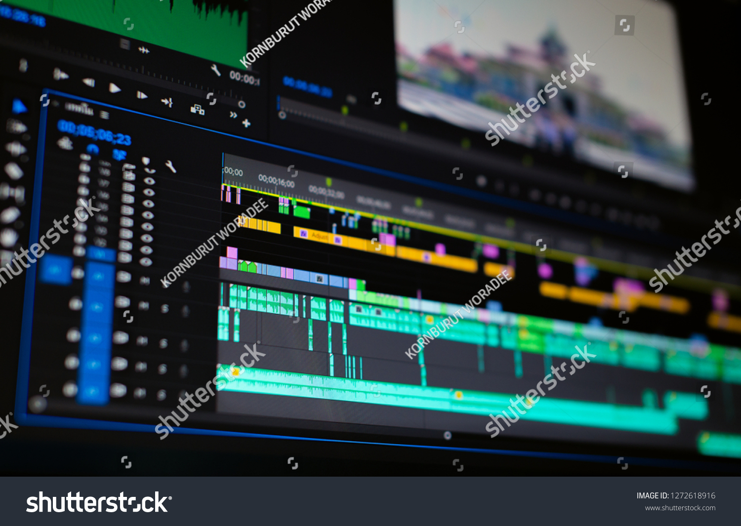 Video Time Line Stock Photo 1272618916 | Shutterstock