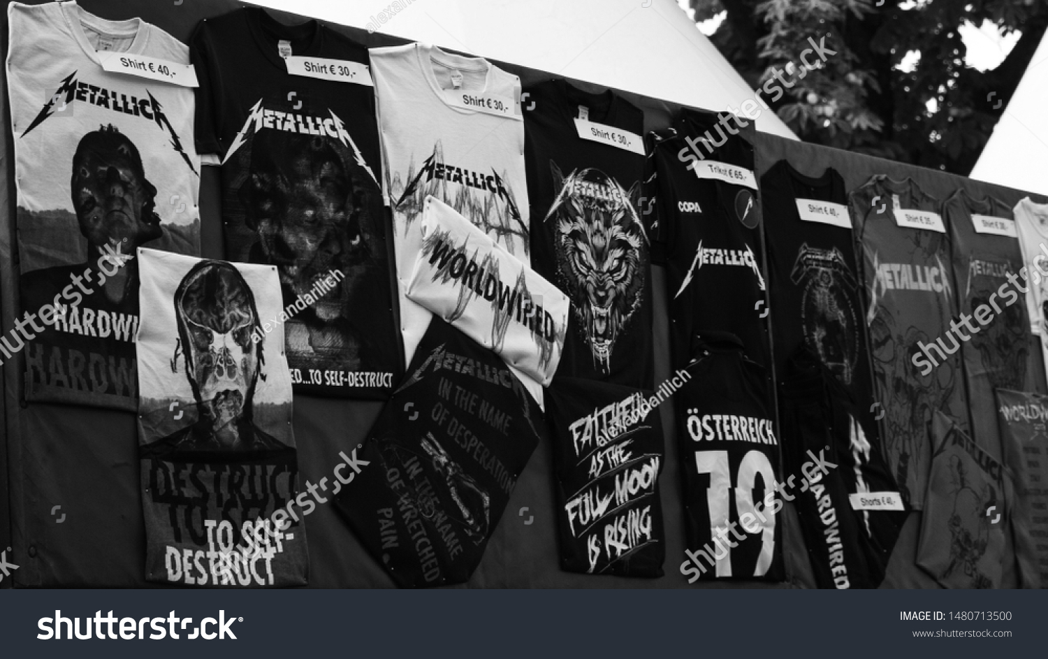 metallica merch tour 2019