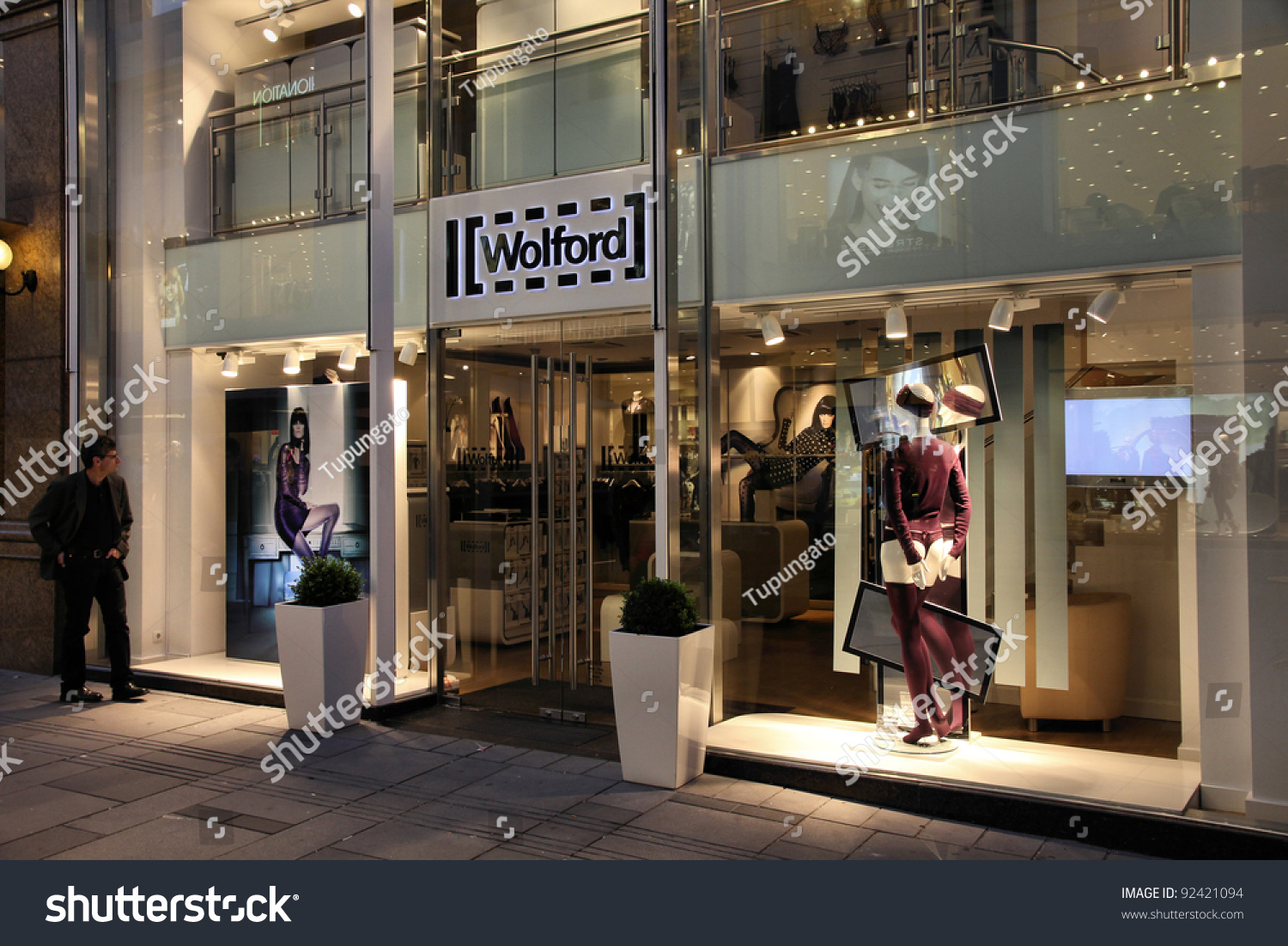 Vienna - September 6: Wolford Boutique On September 6, 2011 In Vienna ...