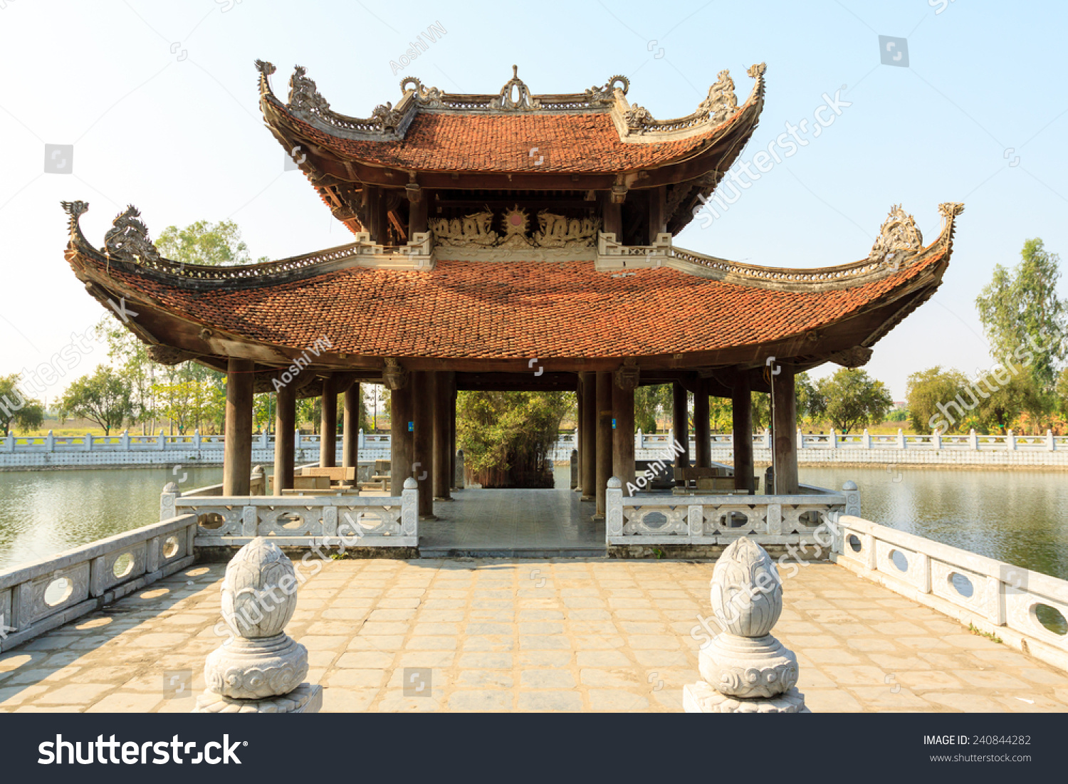 Vietnam Temple At Hanoi, Vietnam Stock Photo 240844282 : Shutterstock