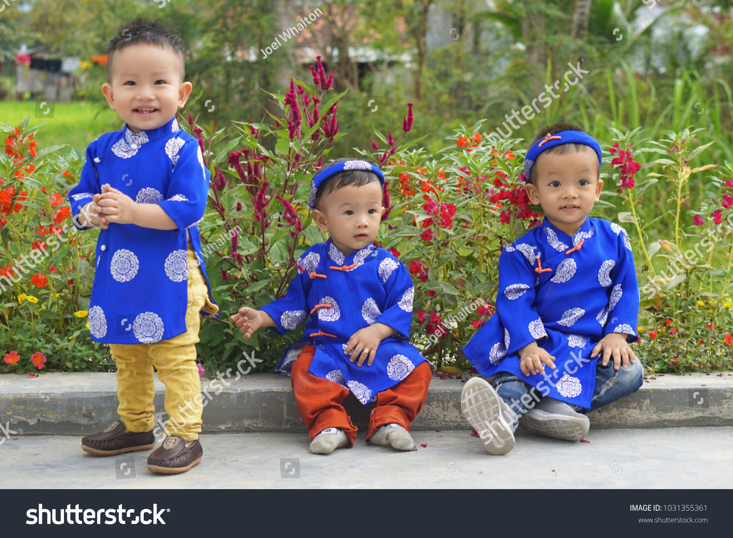 Vietnam 16th February 18 Children Wear Stock Photo Edit Now