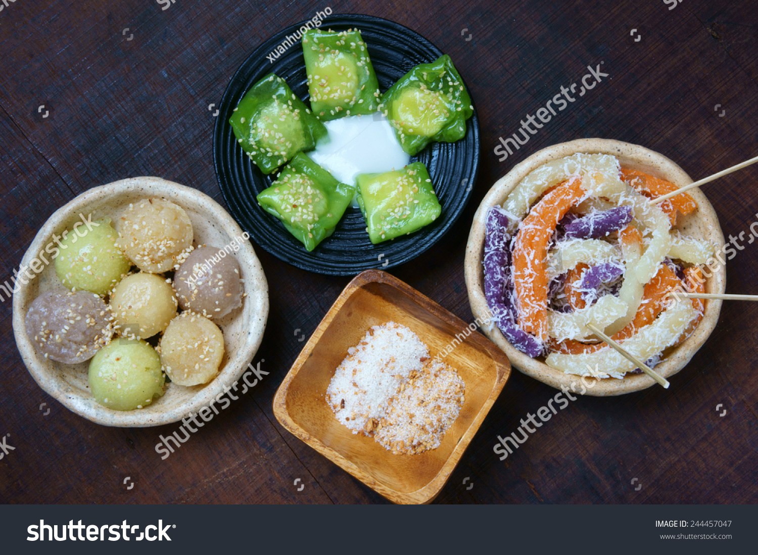 Vietnamese Street Food Sweet Cake Popular Stock Photo Edit Now