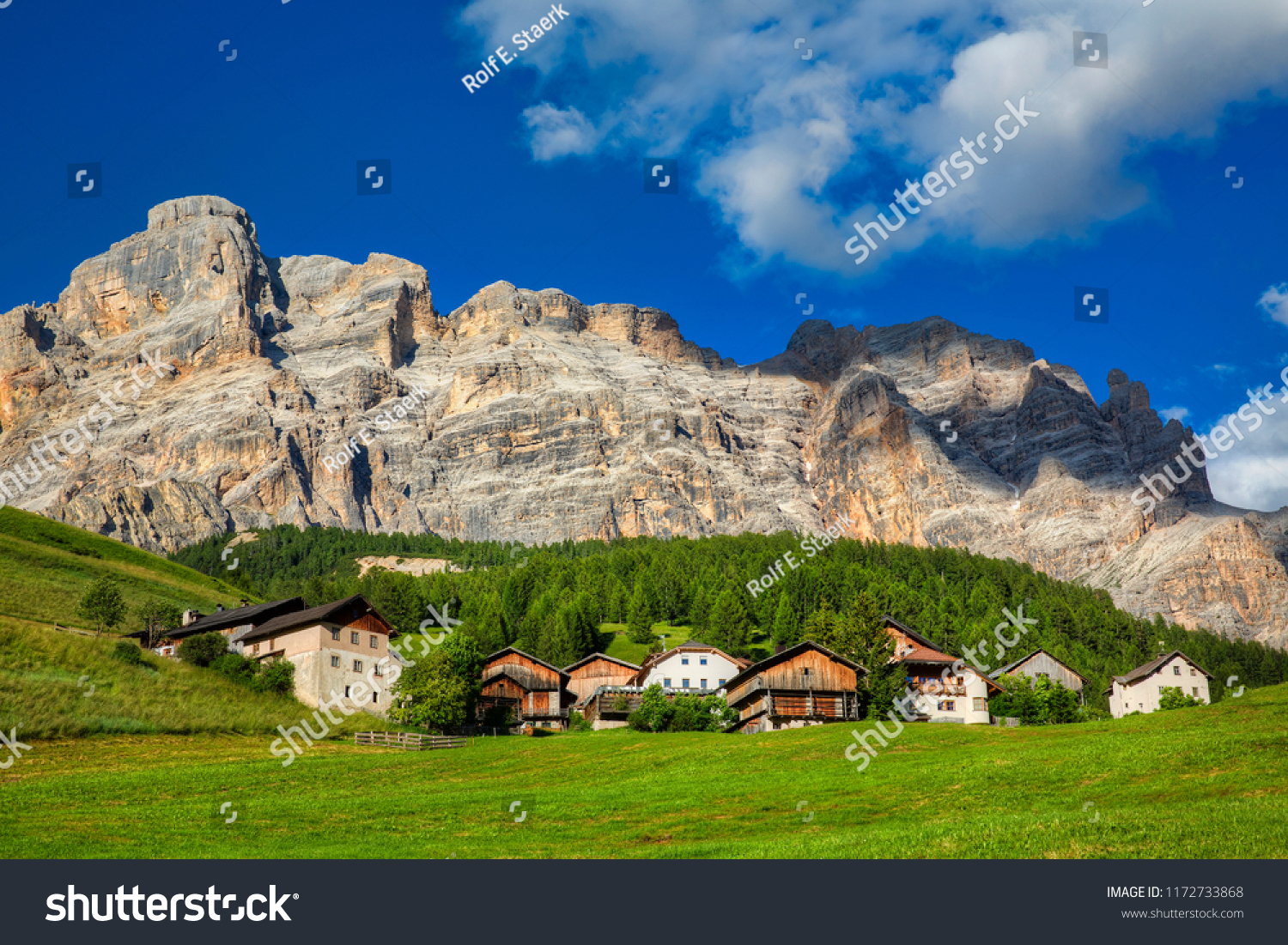 View San Cassiano Dolomites Italy Stock Photo Edit Now