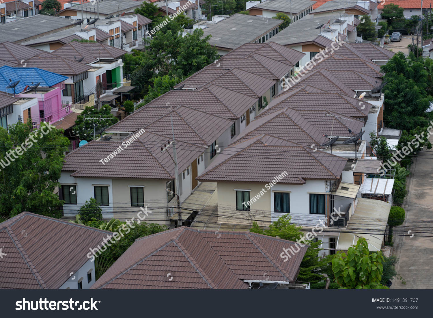 View Townhouse Complex Bangkok Thailand Stock Photo Edit Now