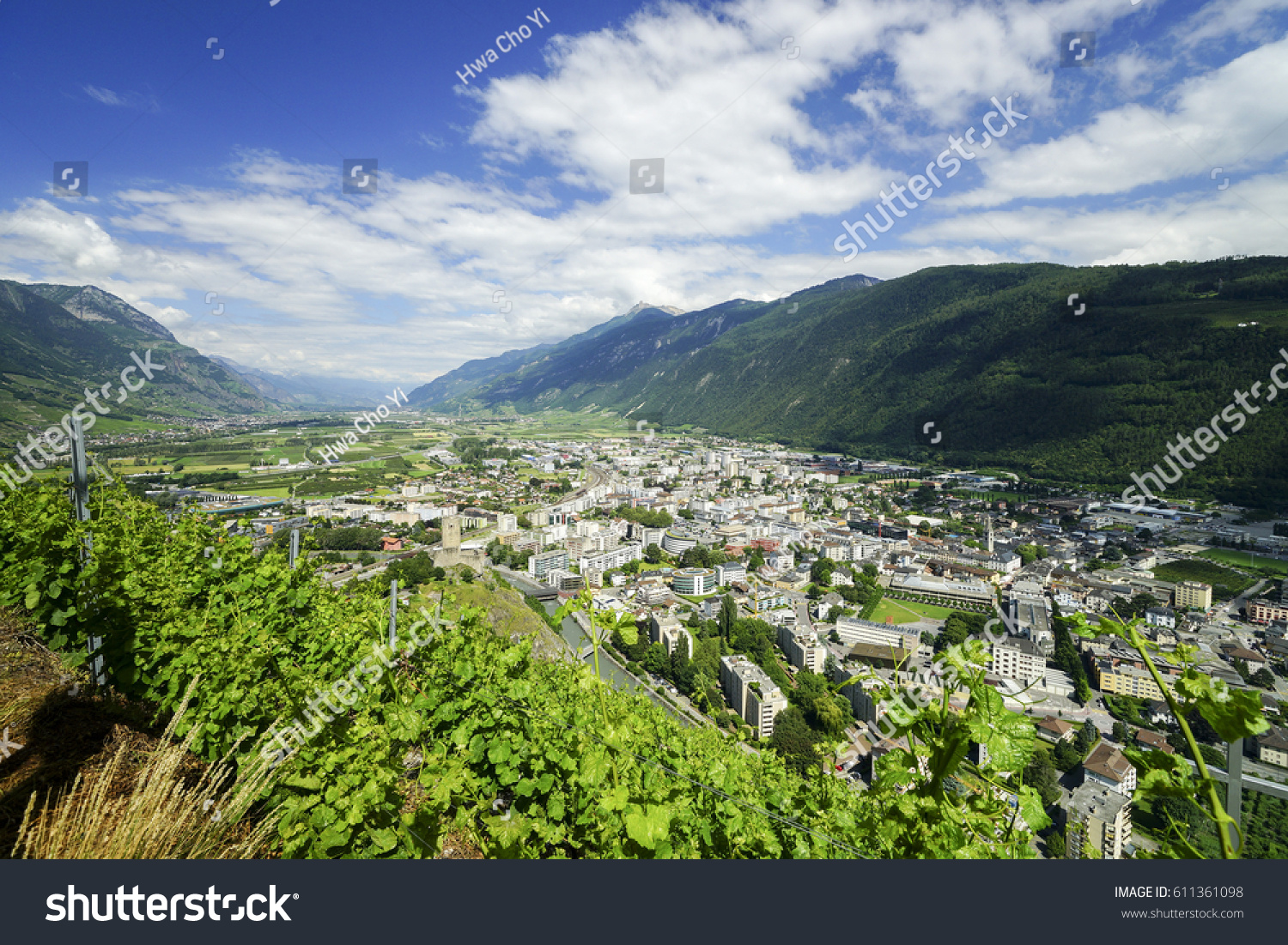 View Martigny Switzerland Stock Photo Edit Now