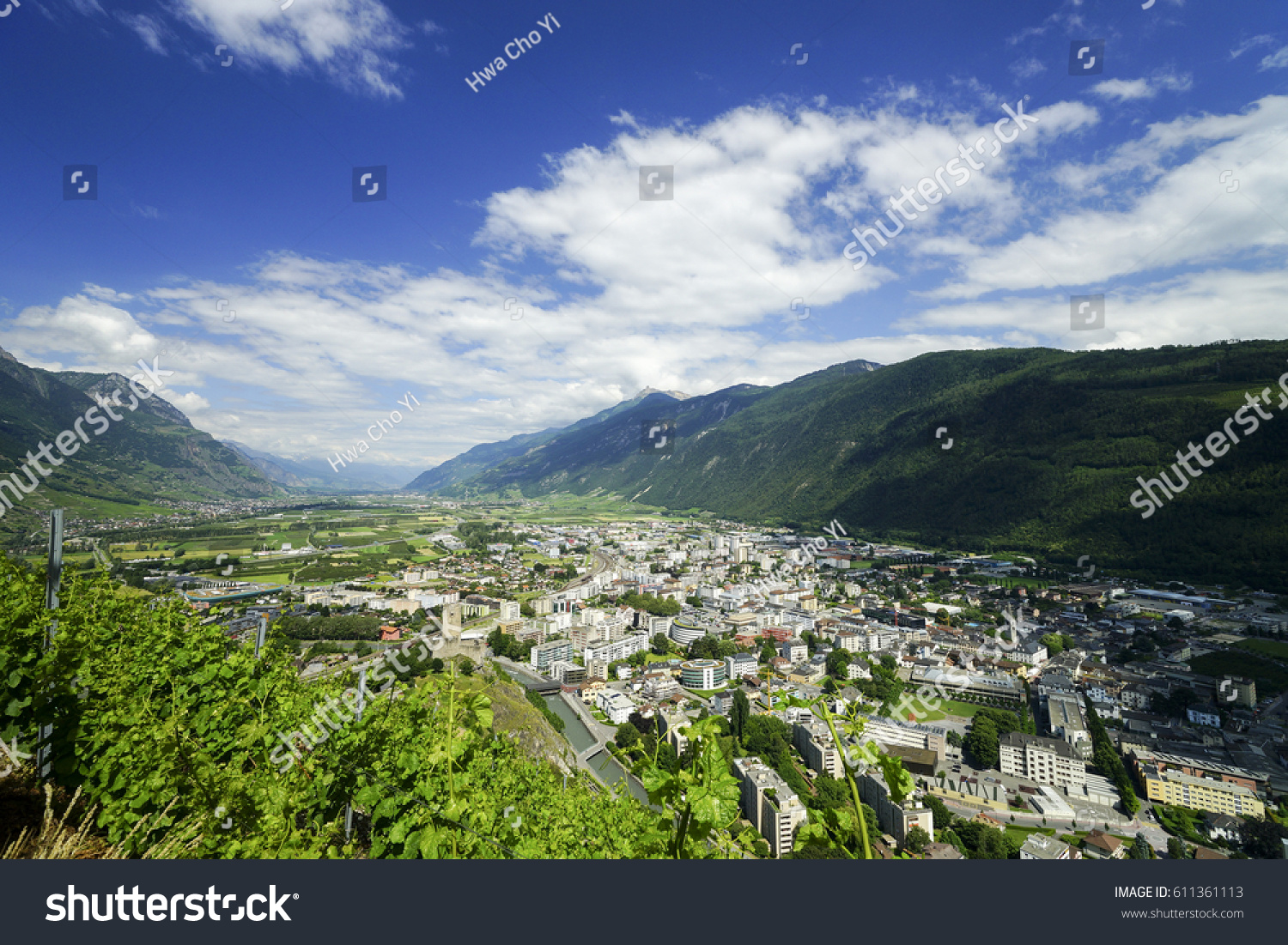 View Martigny Switzerland Stock Photo Edit Now