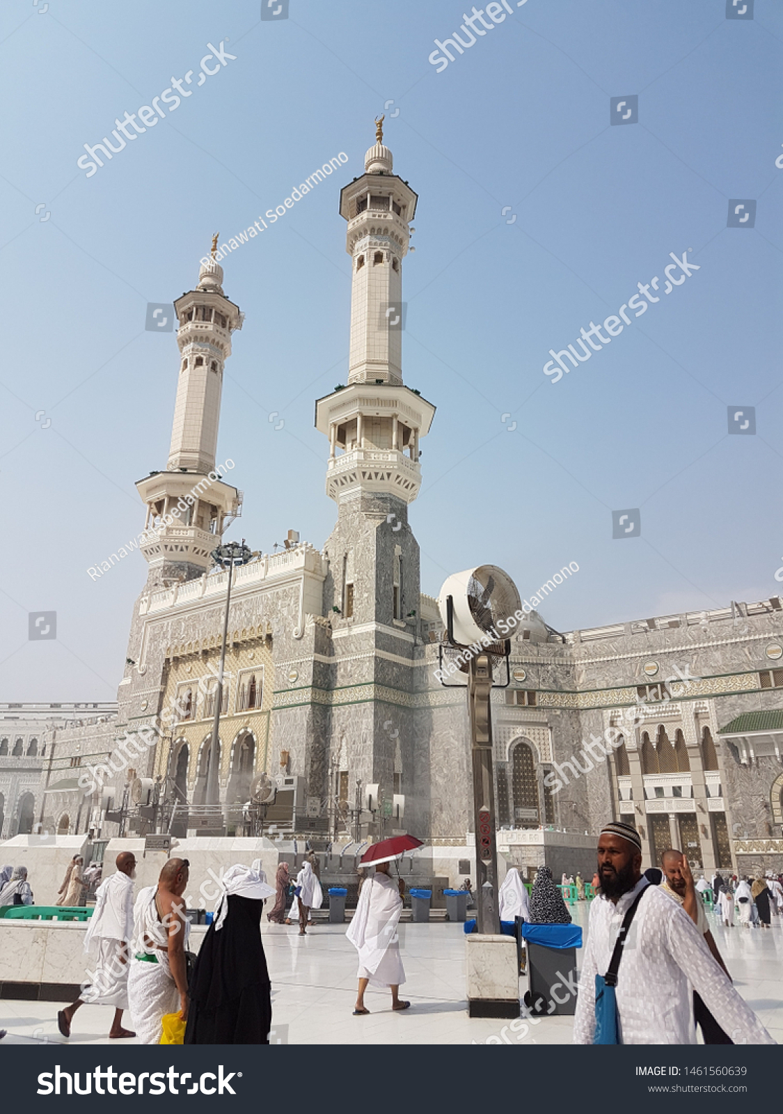 View Masjidil Haram Mosque Mecca City Stock Photo (Edit Now) 1461560639