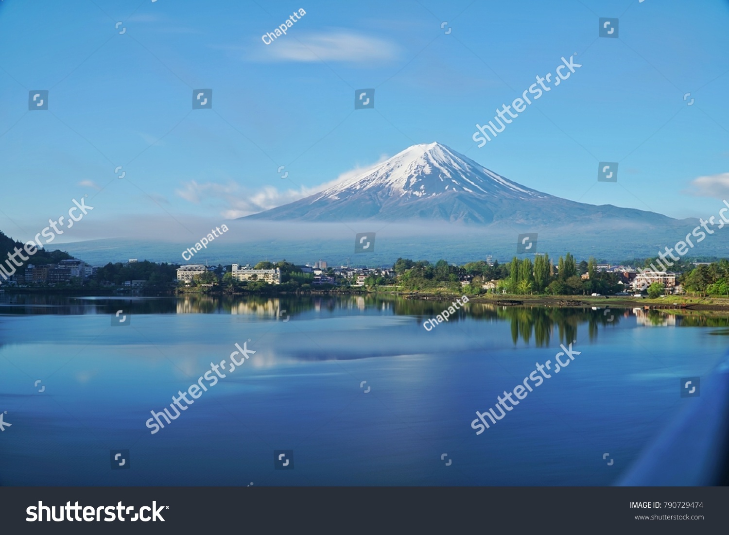 View Mt Fuji Lake Kawaguchiko Tokyo Stock Photo Edit Now 790729474