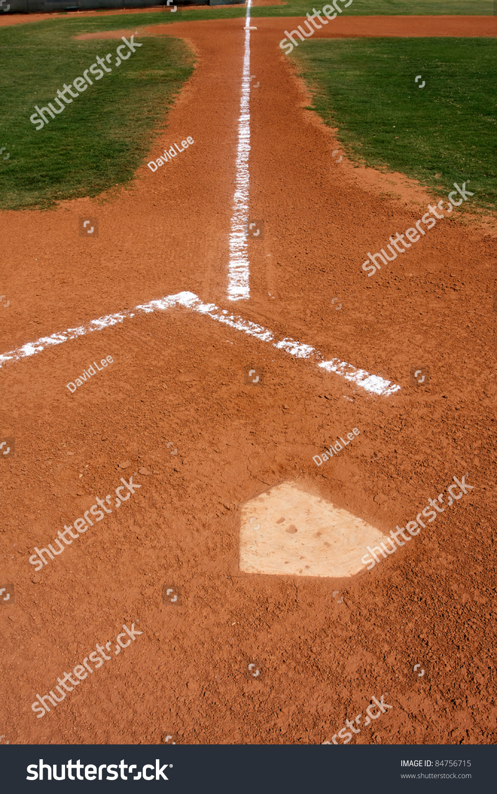 View Of Third Base Line From Home Plate Stock Photo 84756715 : Shutterstock