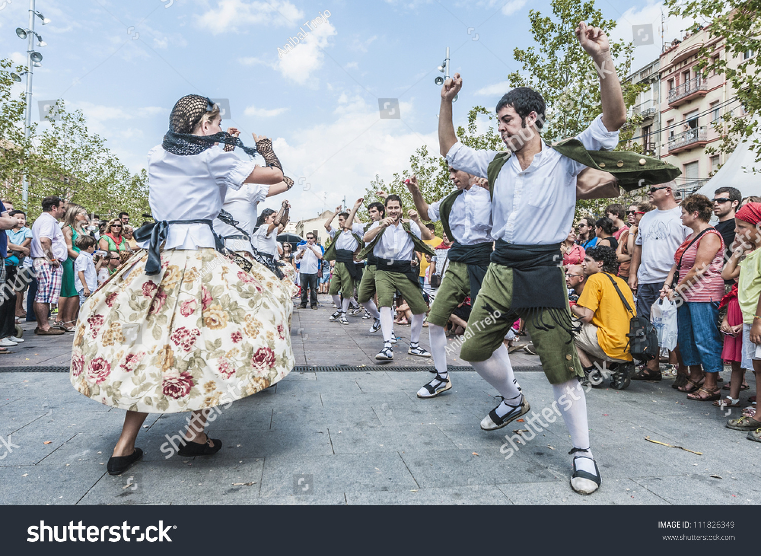 Vilafranca Del Penedes, Spain - Aug 29: Ball Pla Dance On Cercavila ...