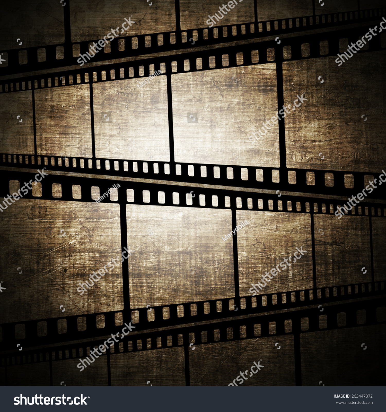 Vintage Background Film Frame Stock Illustration 263447372 - Shutterstock