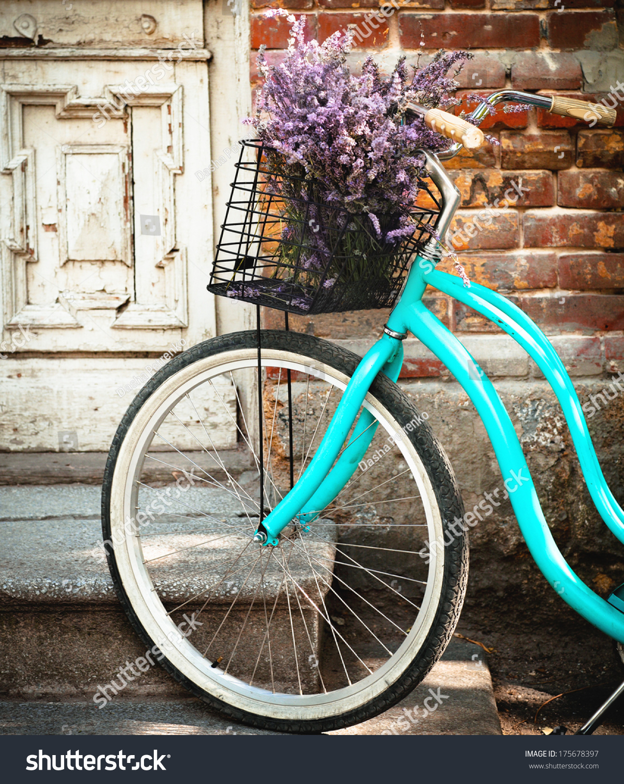 vintage bicycle with basket