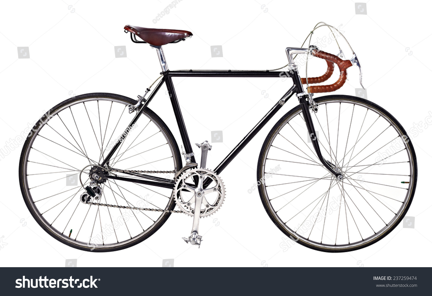 vintage black bike