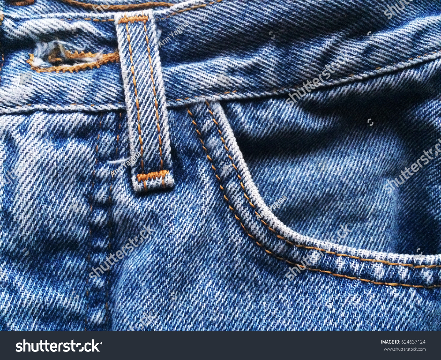 Vintage Blue Jeans Texture Stock Photo 624637124 | Shutterstock