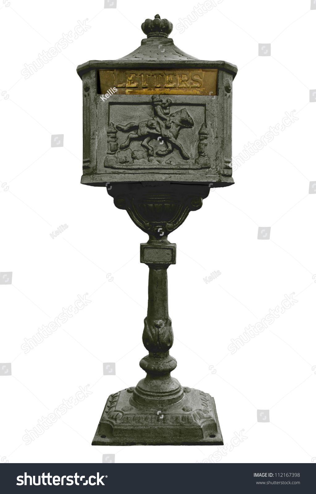 Vintage Cast Iron Mail Box Black Stock Photo 112167398 - Shutterstock interior decor design ideas, interior design plans, interior design modern, interior decor pics, and interior design inspiration Vintage Cast Iron Mailbox 1600 x 1023