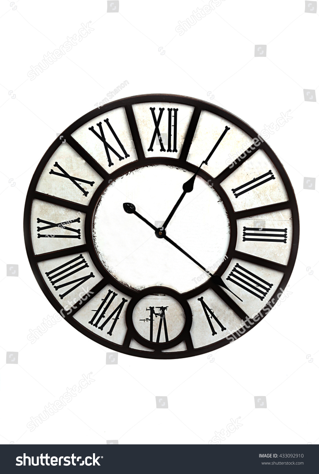 vintage clock face template hour minute stock photo edit now
