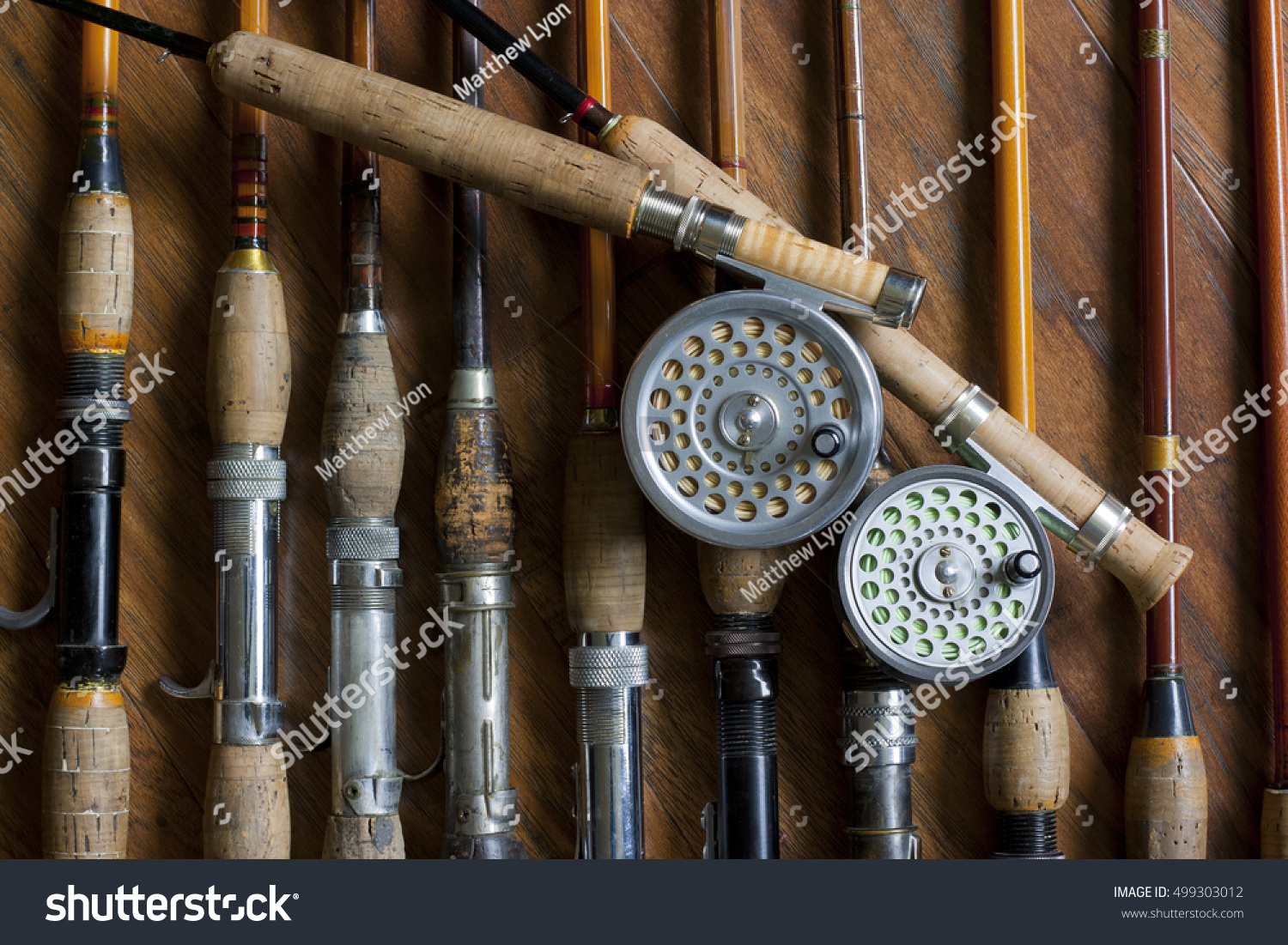 old fly fishing rods