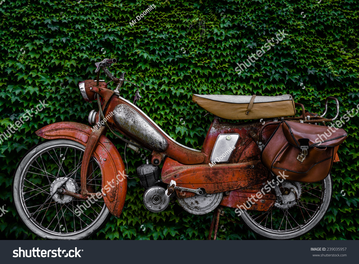 vintage motorcycle panniers