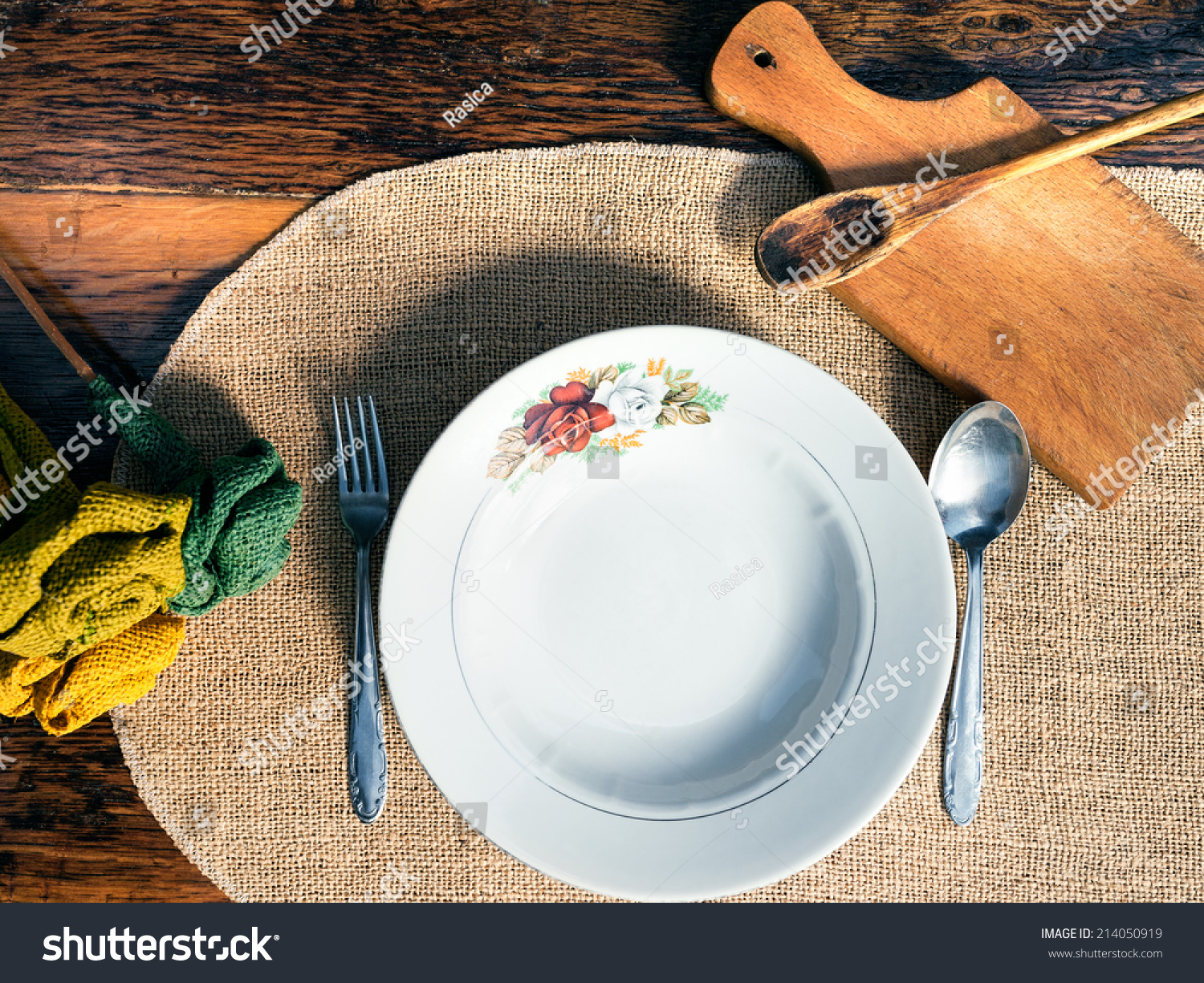 rustic dishes