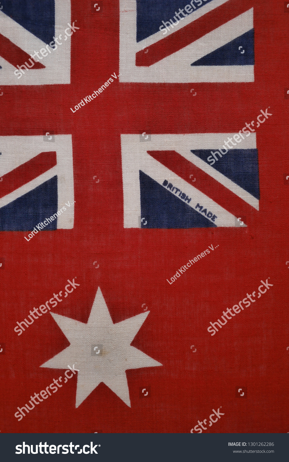 Vintage Ww2 Australia Flag Photo (Edit Now) 1301262286