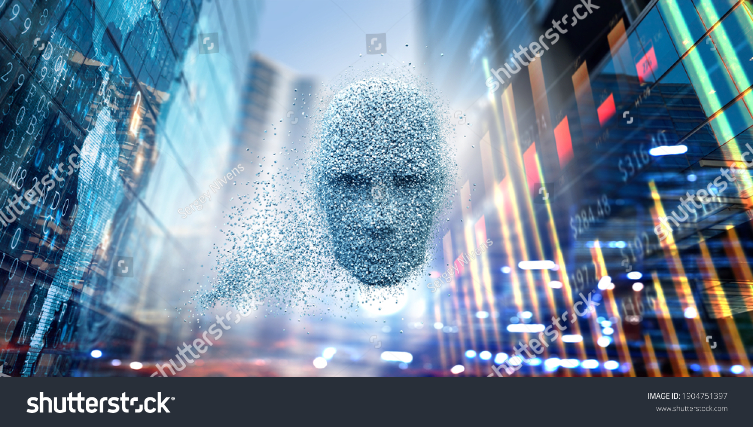  Light Blue Classic  Template Design Featuring Virtual Reality and Artificial Intelligence