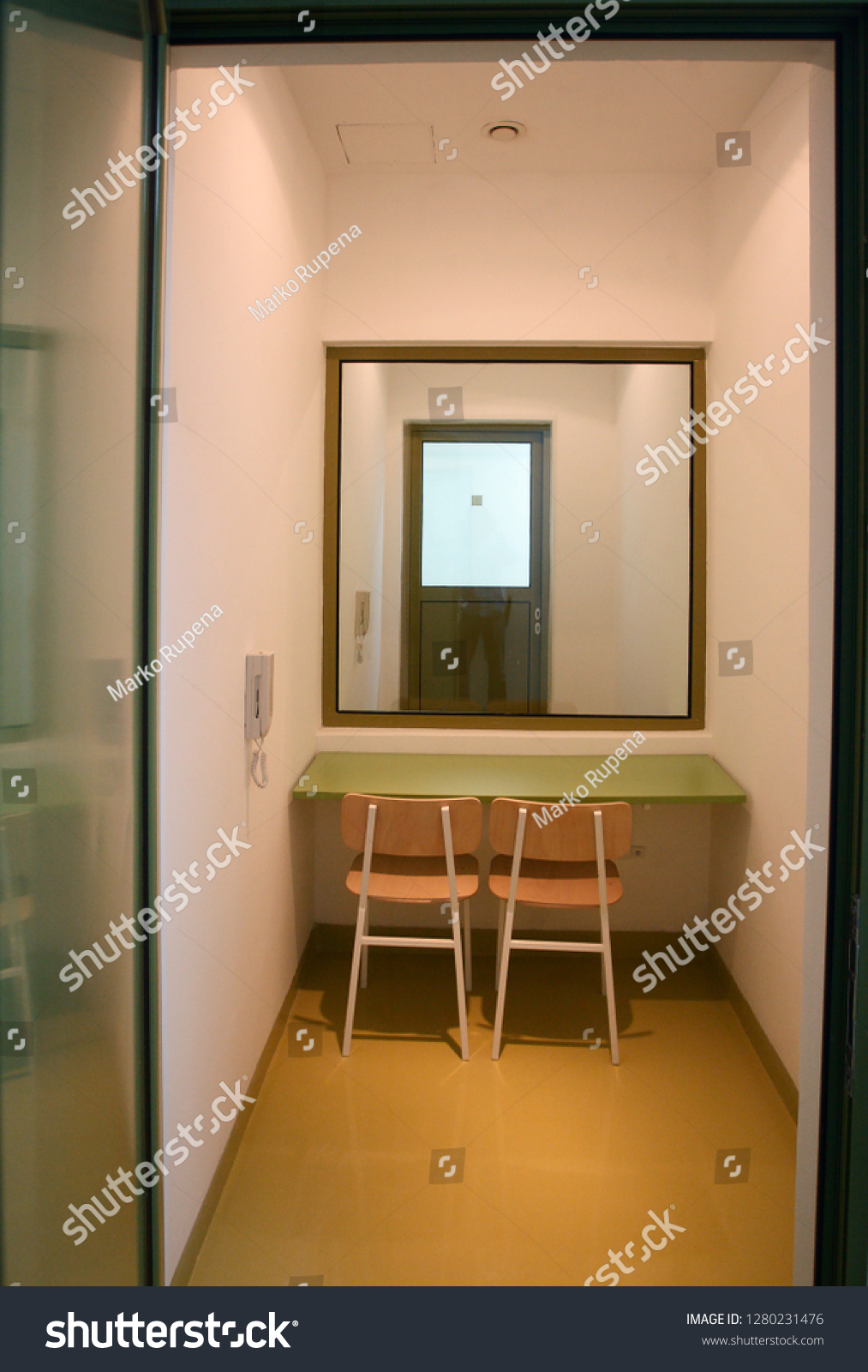 Visiting Room Prison Stock Photo Edit Now 1280231476