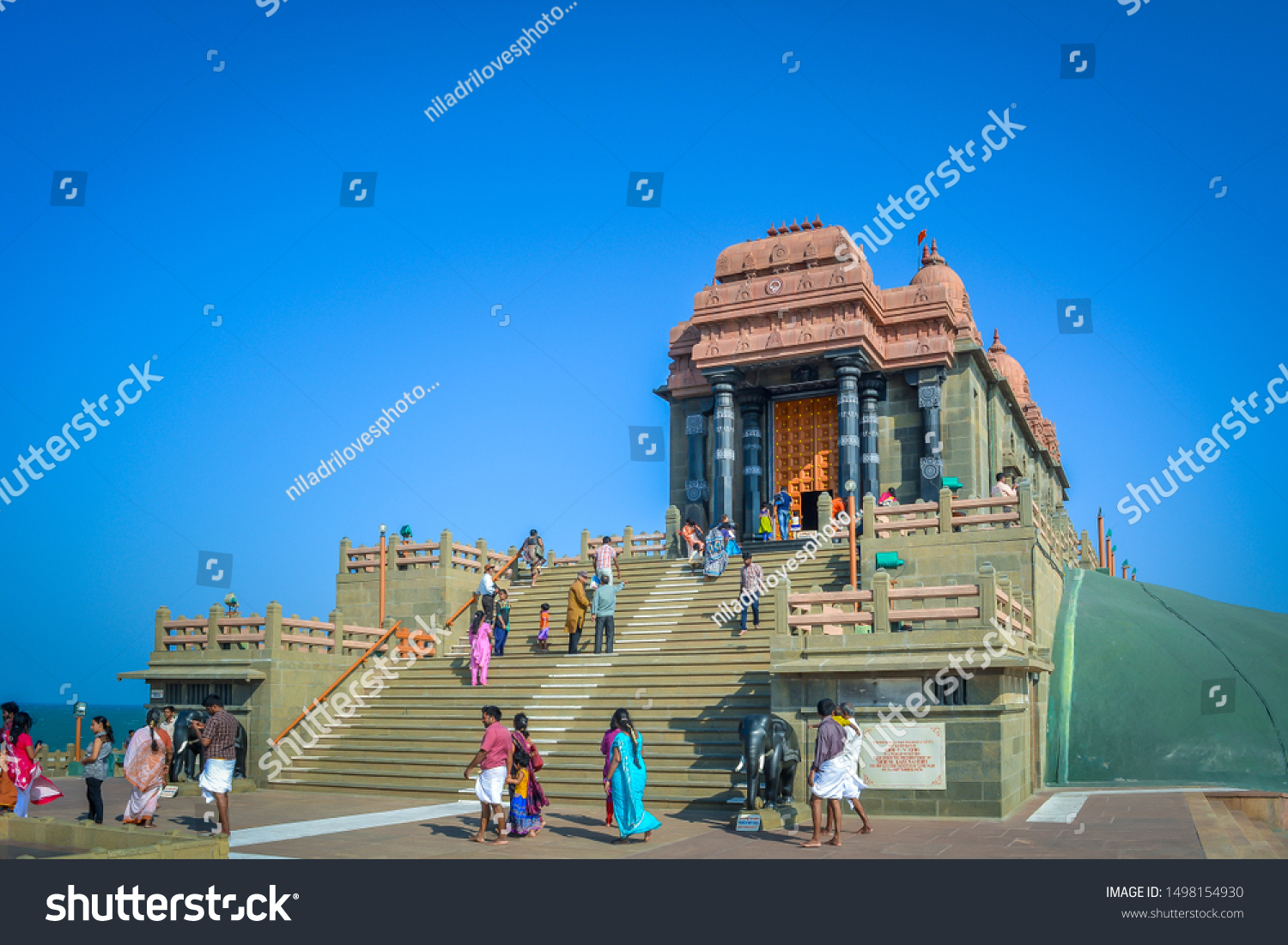 Vivekananda Rock Memorial Tamil Nadu India Stock Photo (Edit Now ...