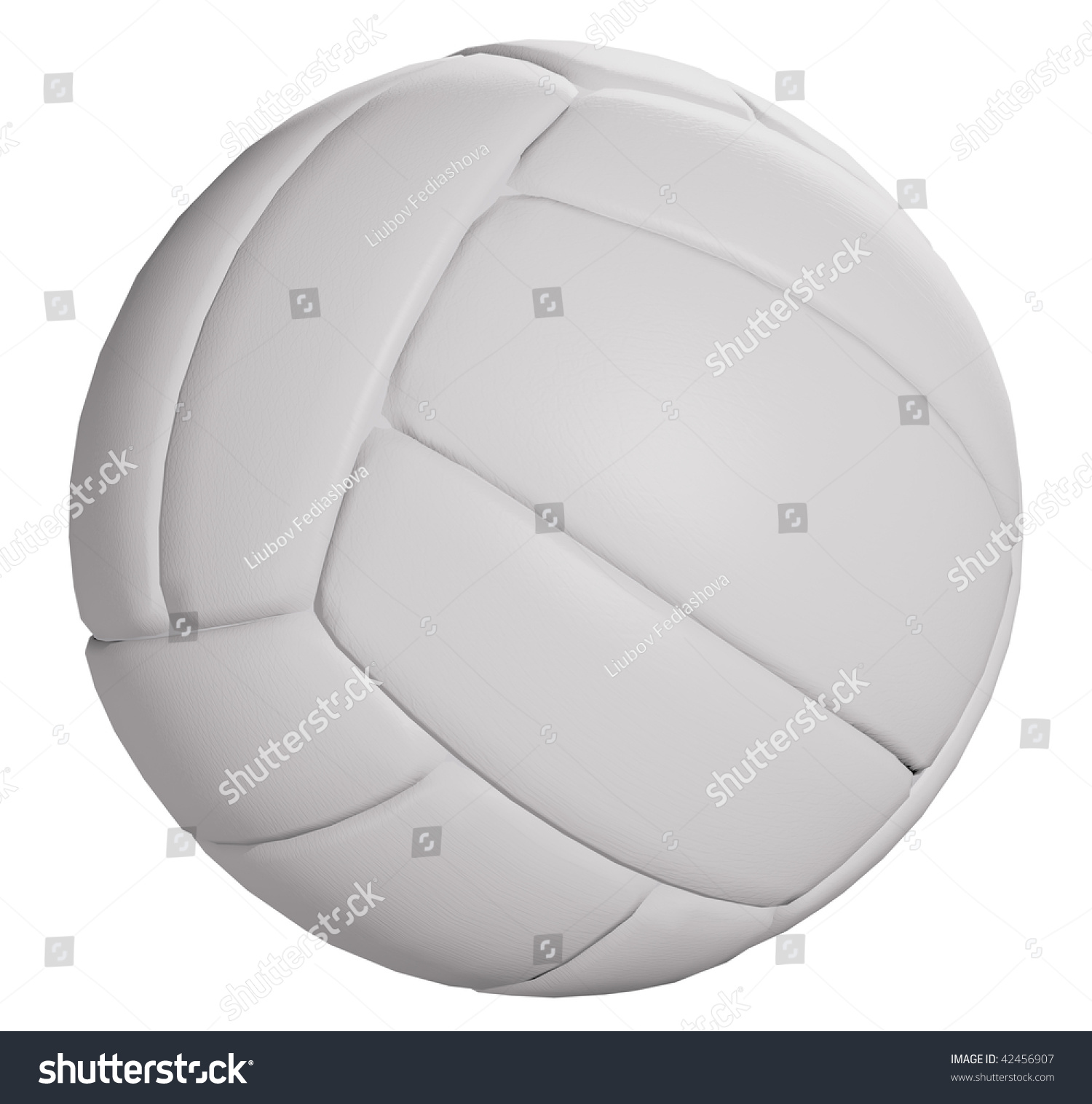 Volleyball Ball Isolated On White Background With Clipping Path Stock ...