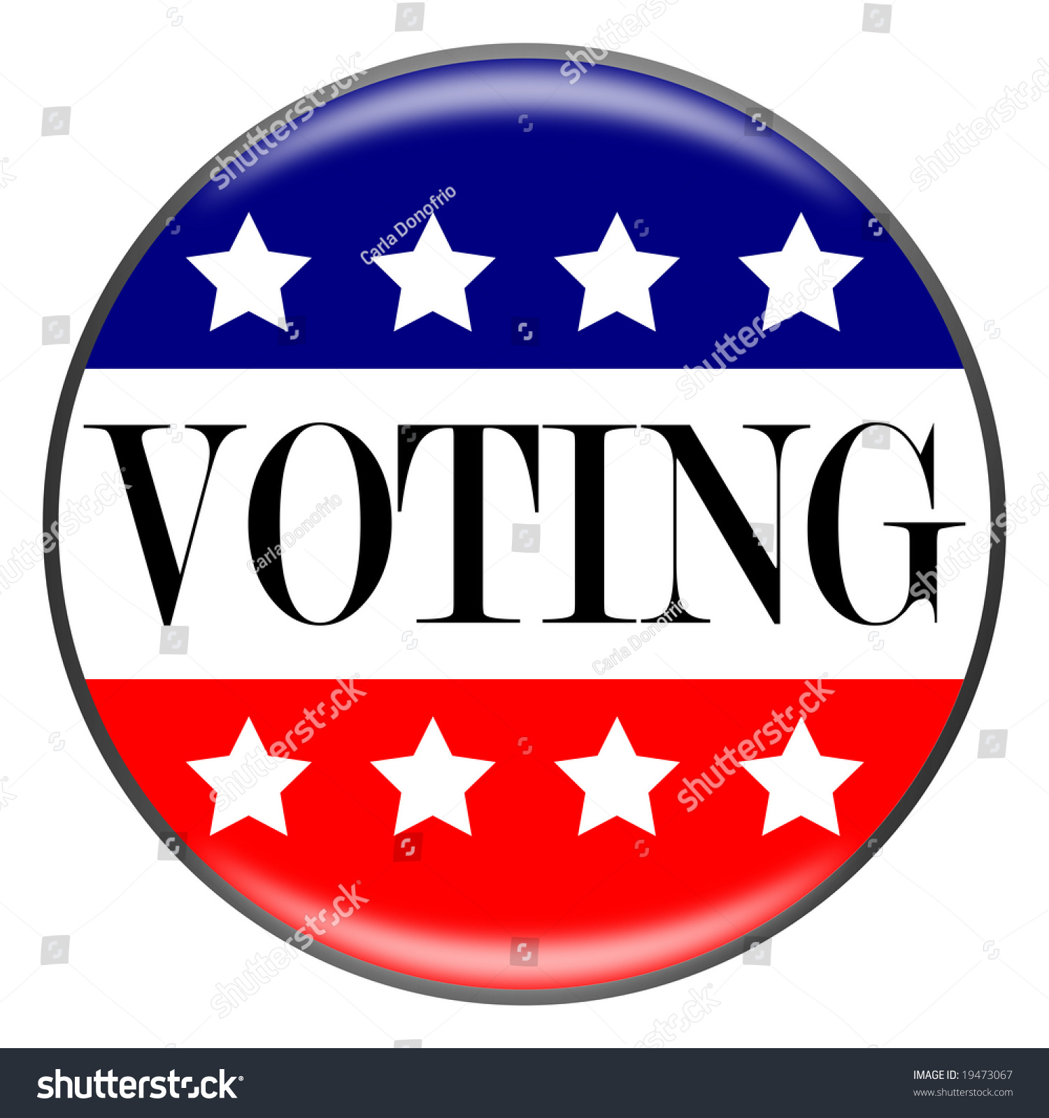 Voting Button Stock Illustration 19473067 - Shutterstock