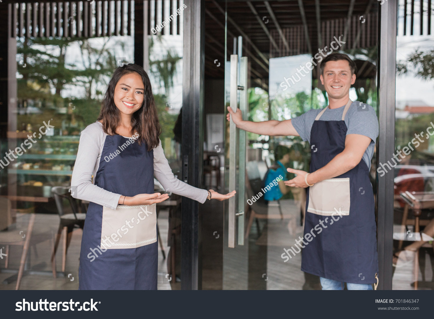 Waitress Welcome Images Stock Photos Vectors Shutterstock