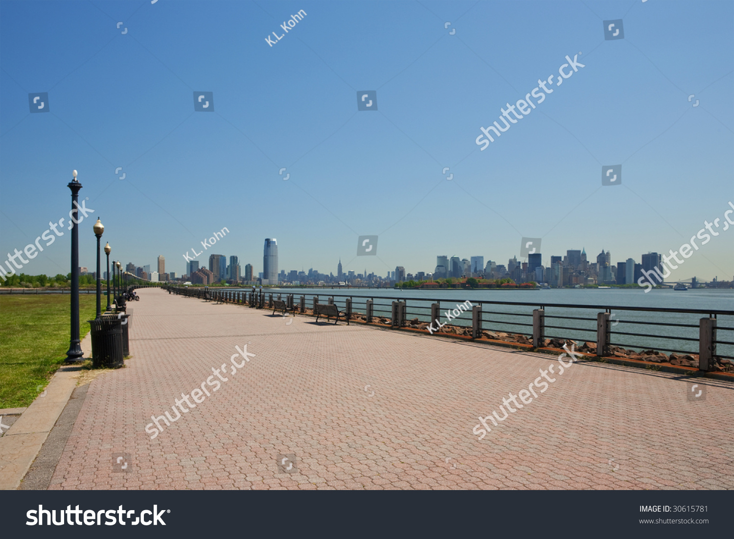 Walkway Liberty State Park Jersey City Stock Photo Edit Now