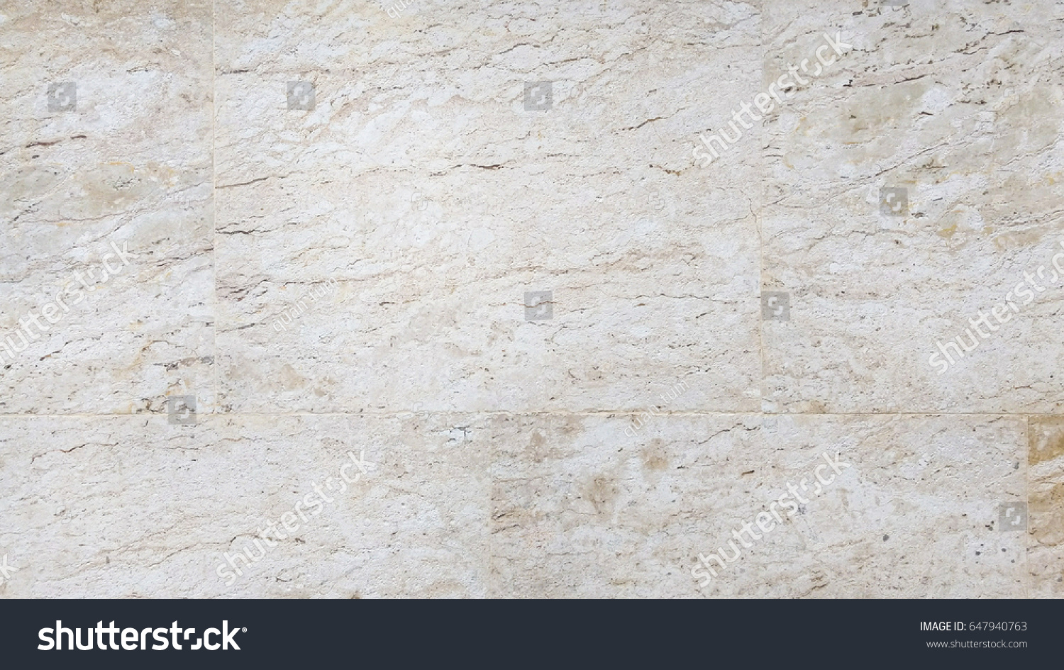 Wall Pattern Travertine Stone Tile Background Stock Photo (Edit Now